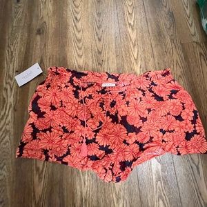 Maternity floral shorts